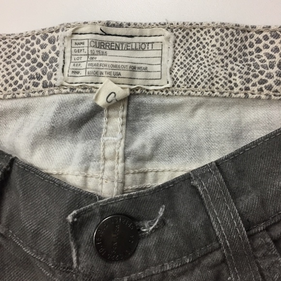 CURRENT ELLIOTT The Stiletto Python Overdye Jeans - Picture 2 of 9